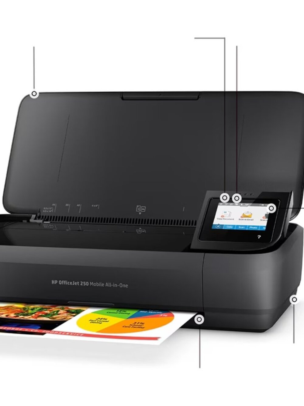 HP OfficeJet 250 Mobile All-in-One Printer